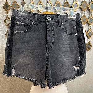 NWT INC Black Denim Shorts